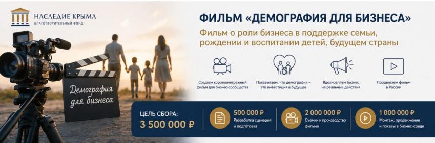 Съемки короткометражного фильма «Демография для бизнеса»